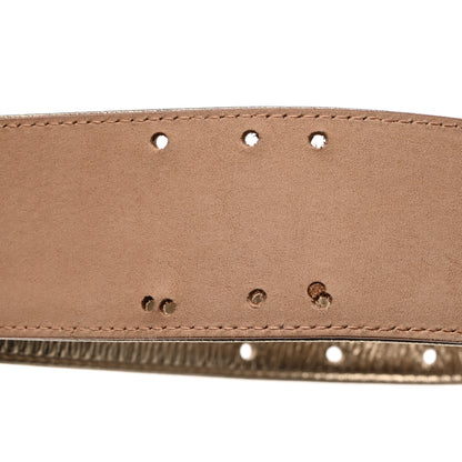 Chanel Metallic Calfskin CC Belt 95 38 Gold 6 of 8