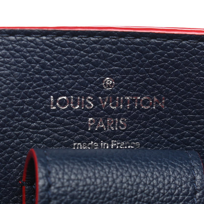 Louis Vuitton Soft Calfskin Braided Lockme Bucket Marine Rouge 6 of 9