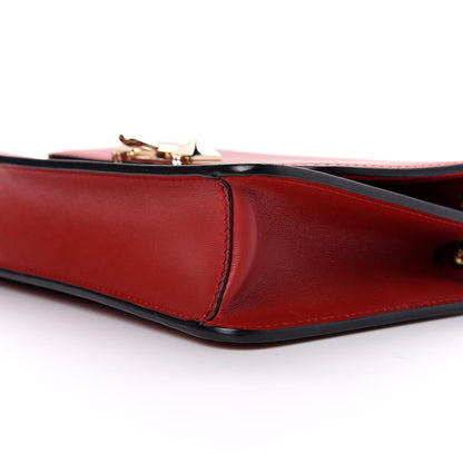Valentino Garavani Vitello Small Rockstud Demilune Shoulder Bag Rosso Valentino 9 of 11