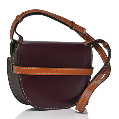 Loewe Calfskin Mini Gate Crossbody Bag Oxblood Tan Taupe 3 of 8