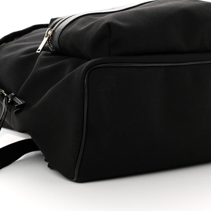 Saint Laurent Canvas City Backpack Black 8 of 10