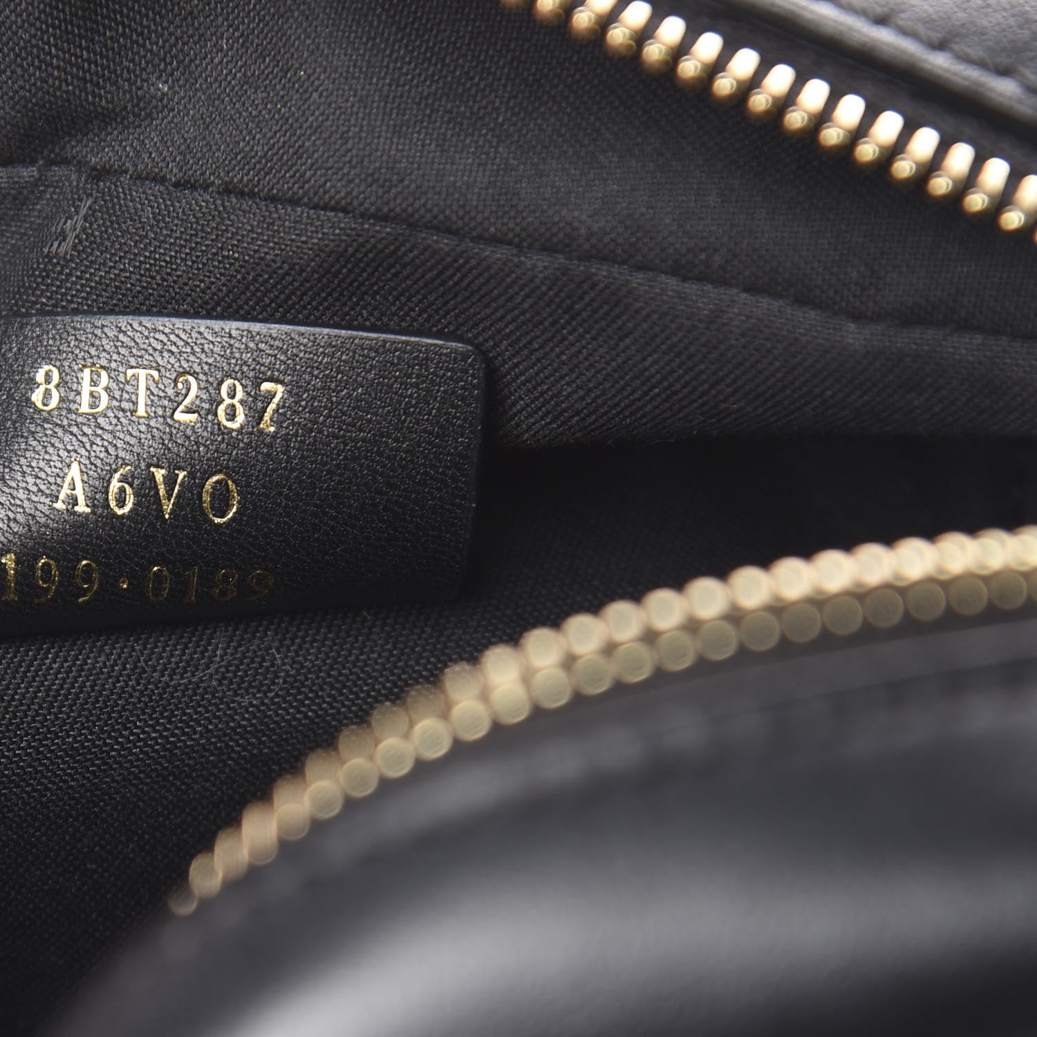 Fendi Glazed Fabric Vitello Century FF 1974 Stamp Patch Camera Case Mogano Panna Black 7 of 11