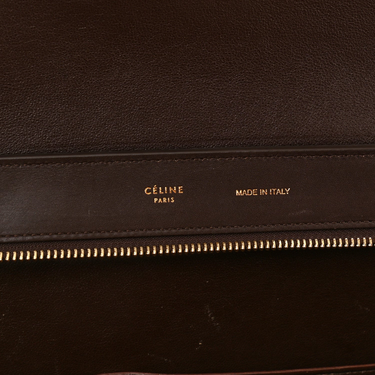 Celine Satin Baby Grained Calfskin Medium Tri-Color Trapeze Tan 6 of 12