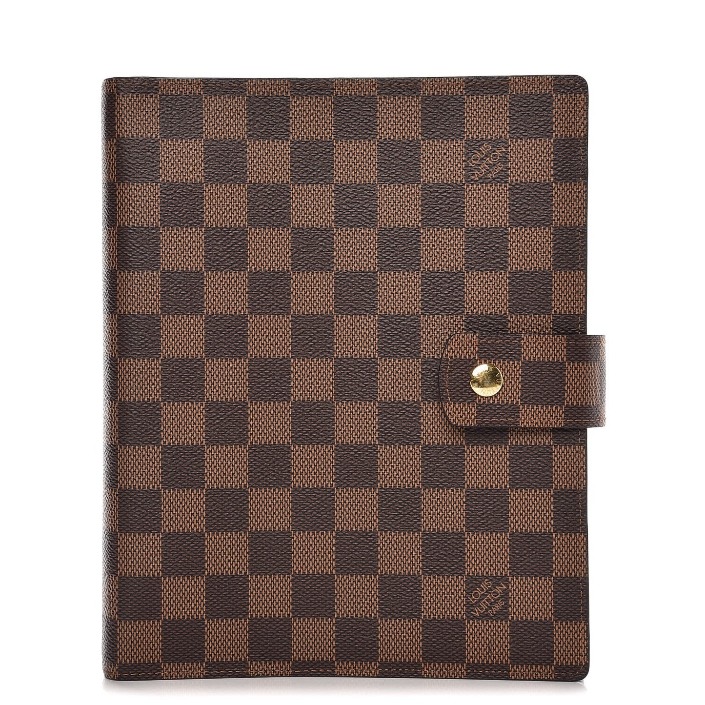 Damier Ebene Large Ring Agenda Cover