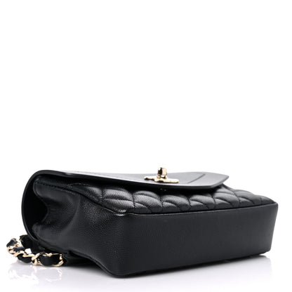 Chanel Calfskin Flap Chain Waist Bag Black 4 of 11