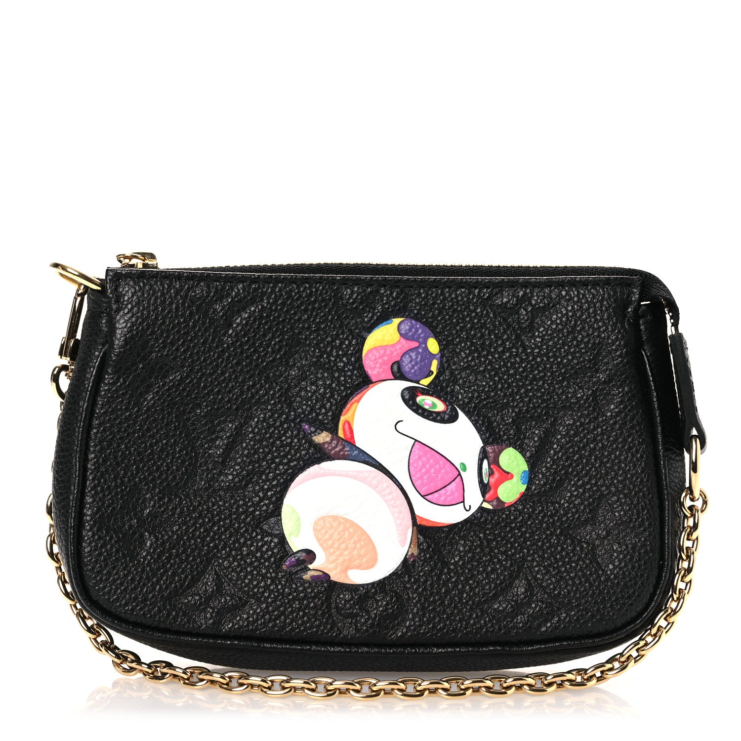 Louis Vuitton LV X TM Empreinte Monogram Mini Pochette Accessories Black Multicolor 1 of 9