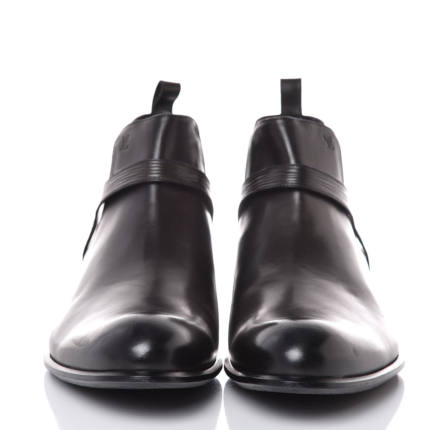 Calfskin Epi Greenwich Chelsea Ankle Boots 12 Black