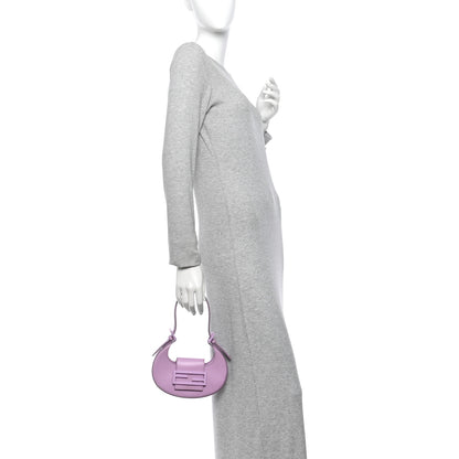 Fendi Vitello King Mini Cookie Hobo Bag Purple 2 of 12