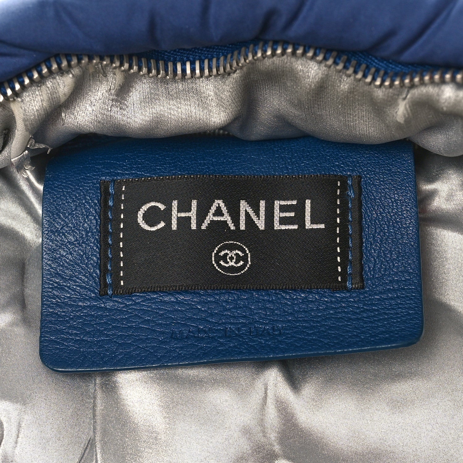 Chanel Nylon Embossed Small Doudoune Backpack Pink Blue White 6 of 11