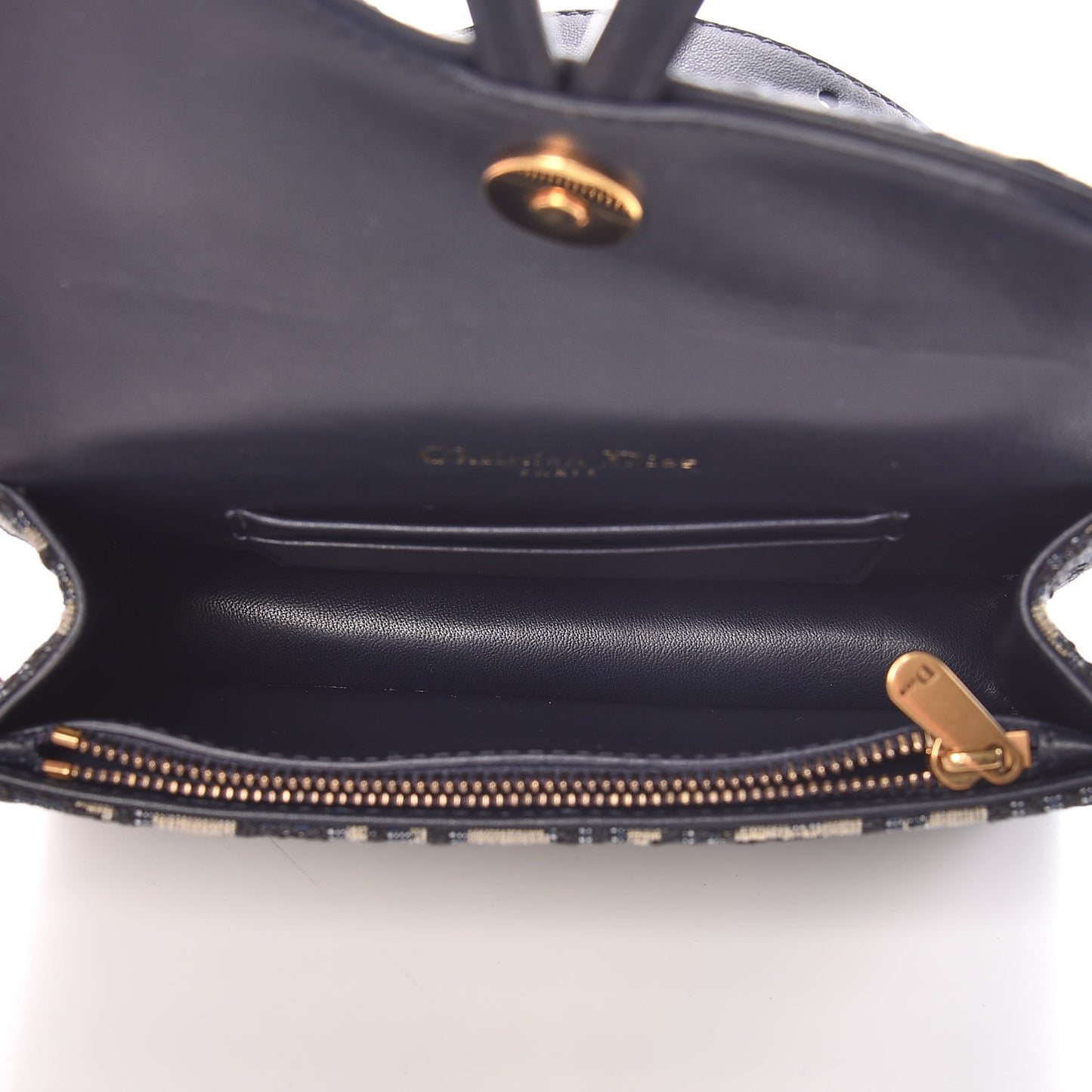 Oblique Saddle Belt Bag Blue