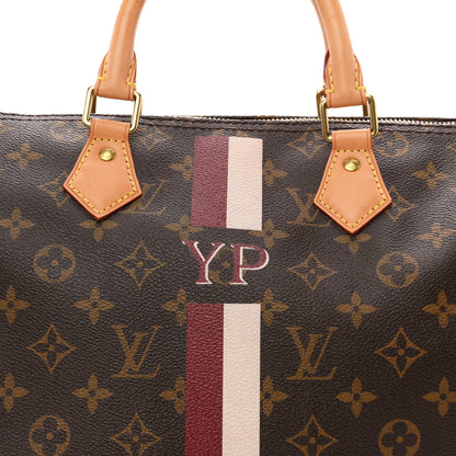 Louis Vuitton Monogram My LV Heritage Speedy 30 Bordeaux Ivory 7 of 9