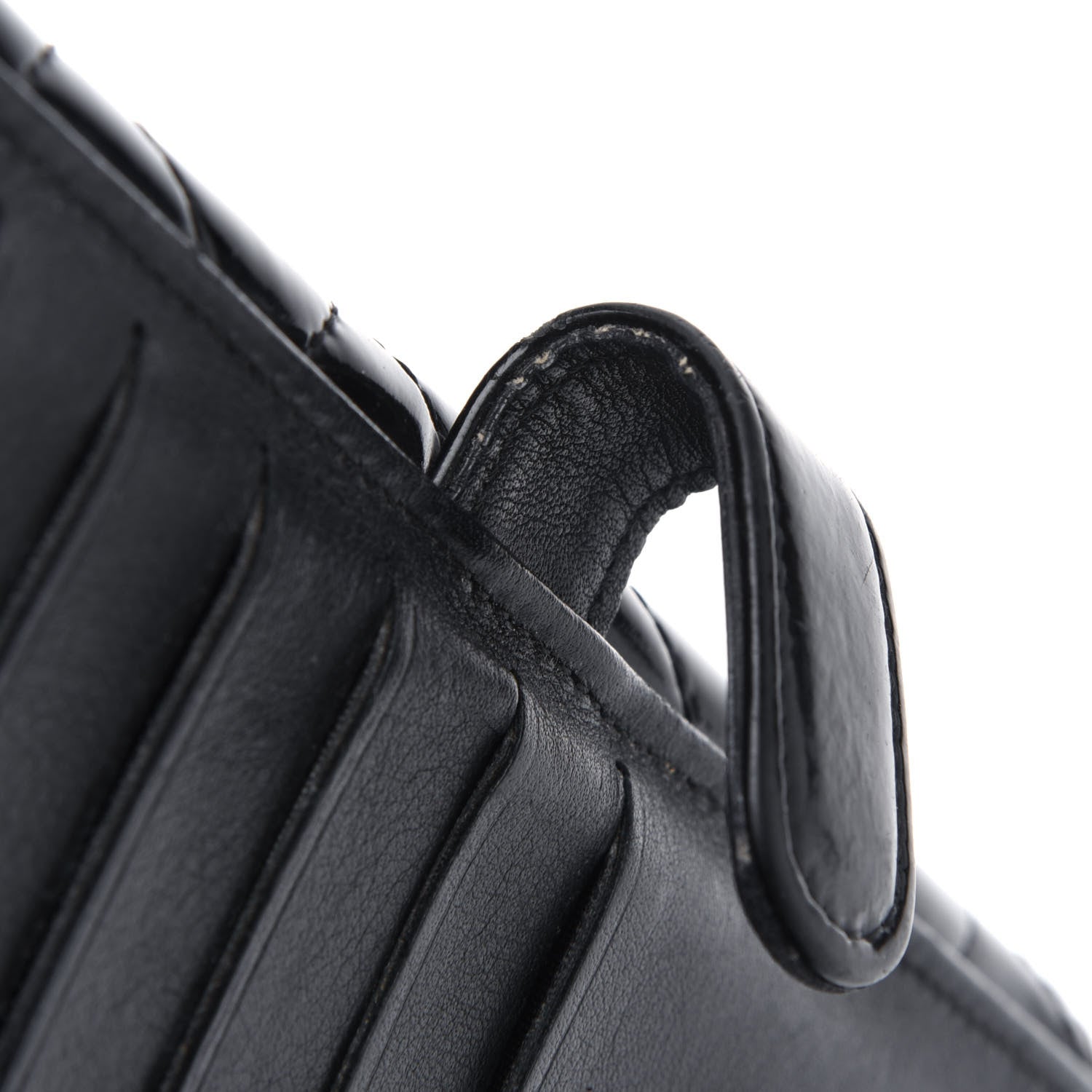 Chanel Patent Quilted Large Brilliant Flap Wallet Black 14 of 20
