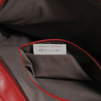 Bottega Veneta Light Calf Intrecciato Briefcase New Red 9 of 9