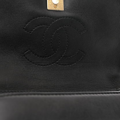 Chanel Velvet Lambskin Mini Camellia Flap Black Burgundy 12 of 12