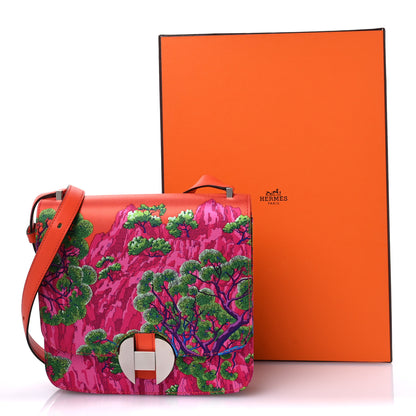 Hermes Swift Silk Sieste Au Paradis 2002 20 Fuchsia Bleu Orange Poppy 11 of 11