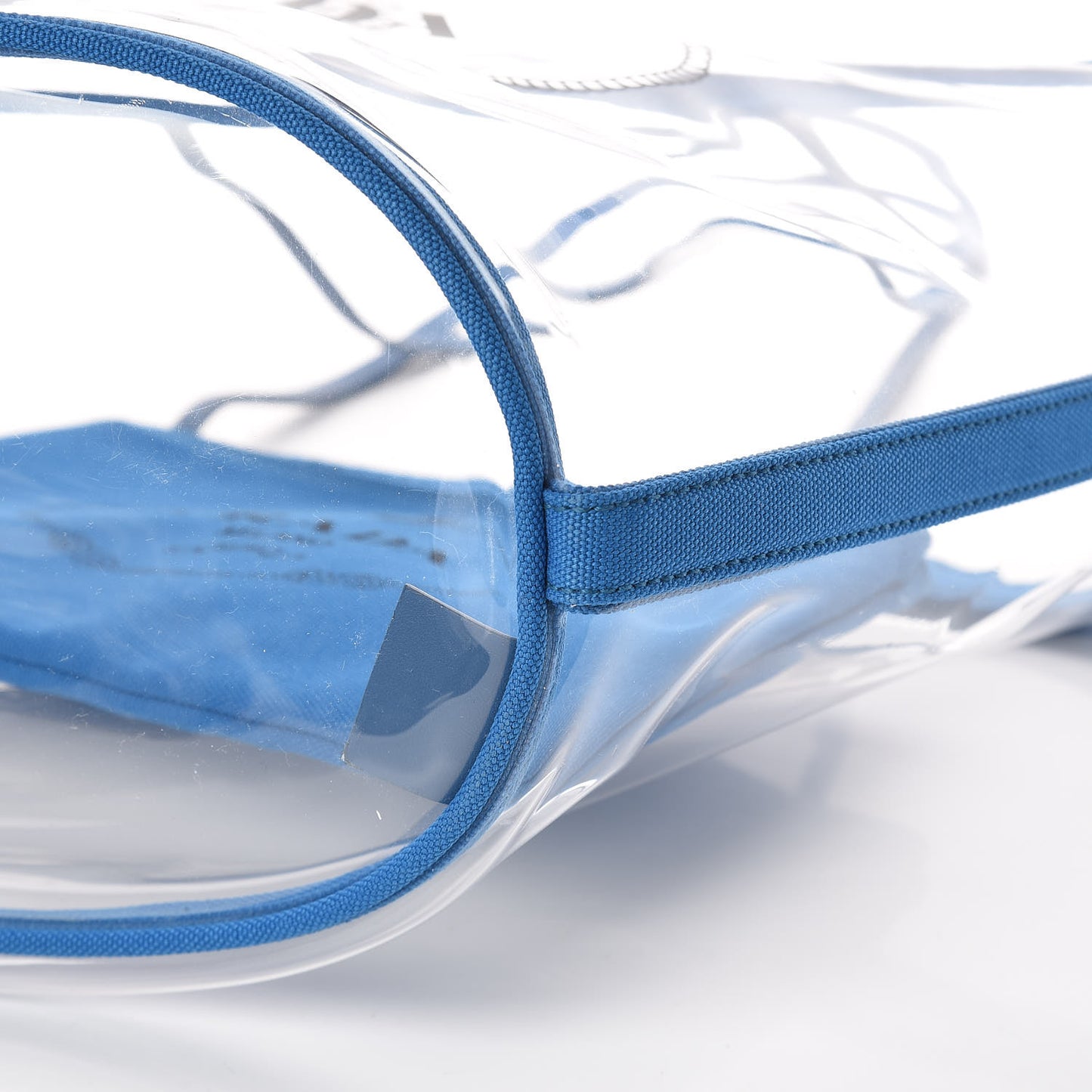Plexiglass Canapa Shopper Tote Azzurro