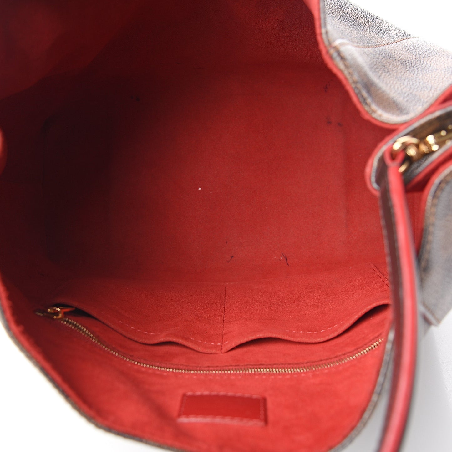 Damier Ebene Caissa Hobo Cherry