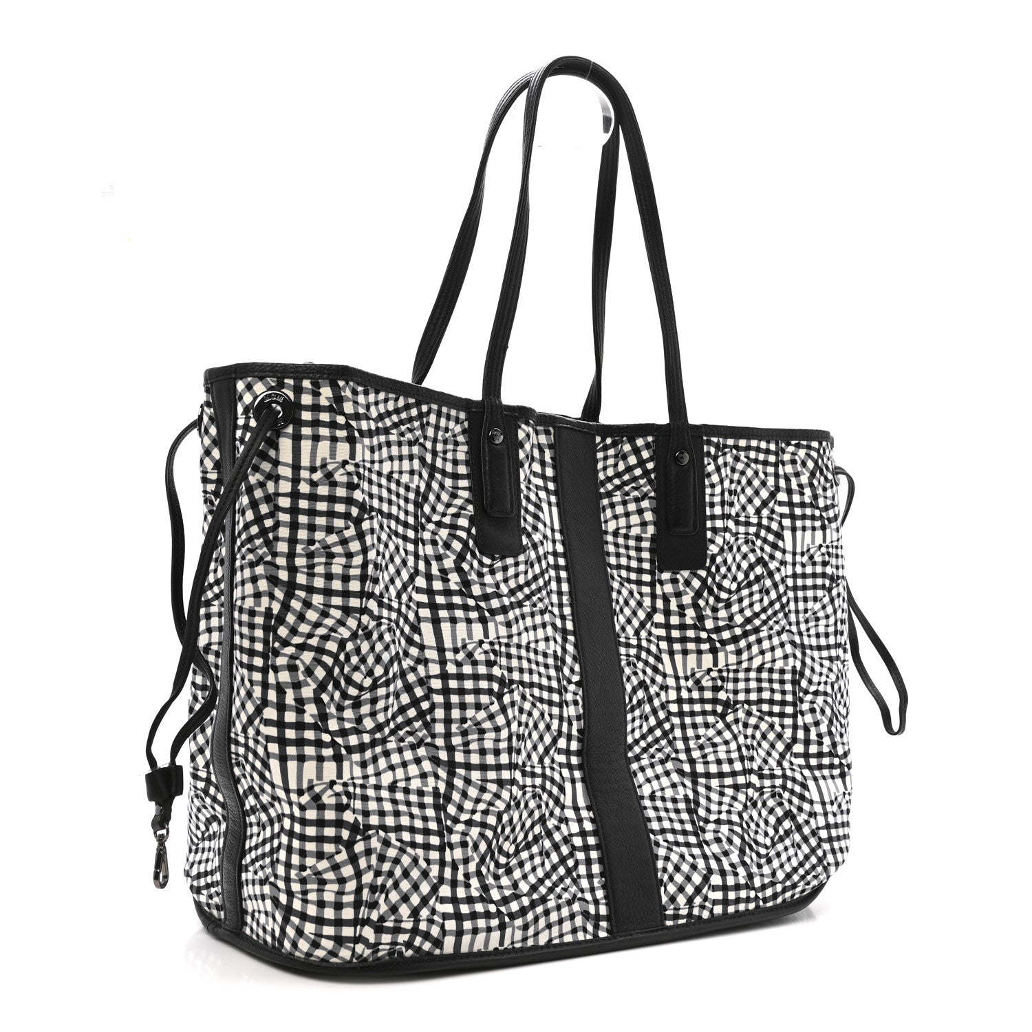 MCM Visetos Large Liz Reversible Shopper Tote Black 5 of 17