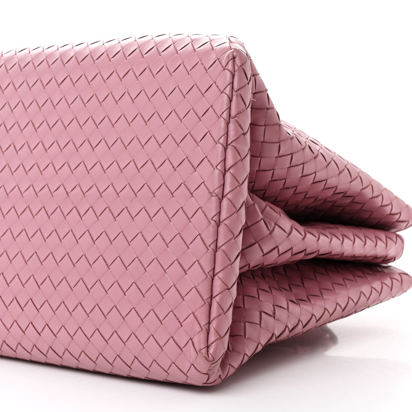 Light Calf Intrecciato Medium Roma Mallow