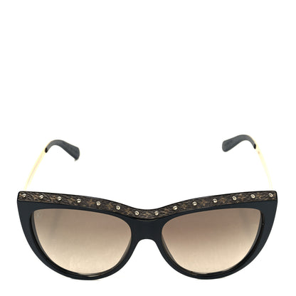 Louis Vuitton Acetate Monogram La Boum Sunglasses Z1147W Black 2 of 10