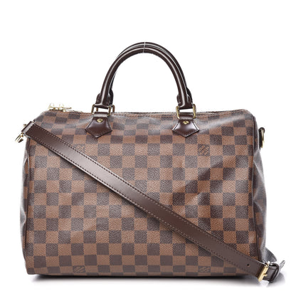 Louis Vuitton Damier Ebene Speedy Bandouliere 30 1 of 10