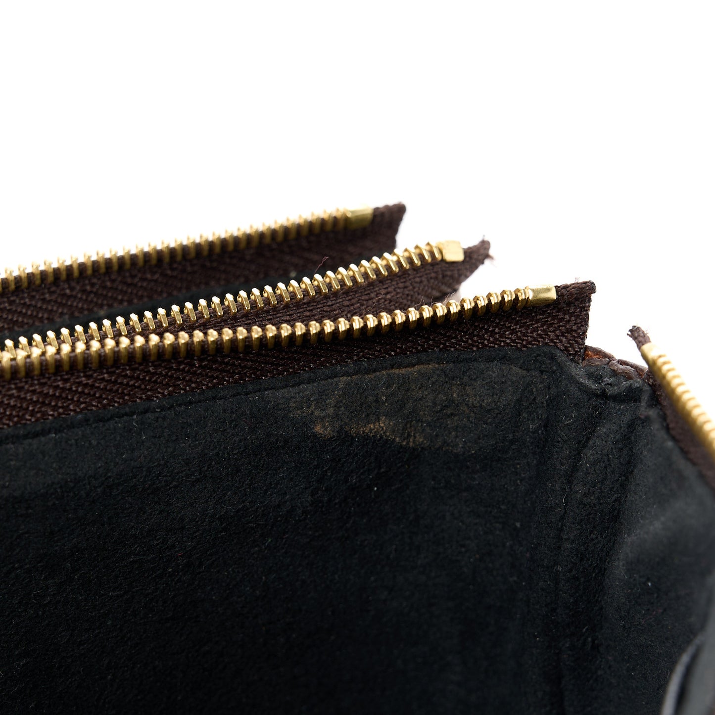 Reverse Monogram Giant Double Zip Pochette