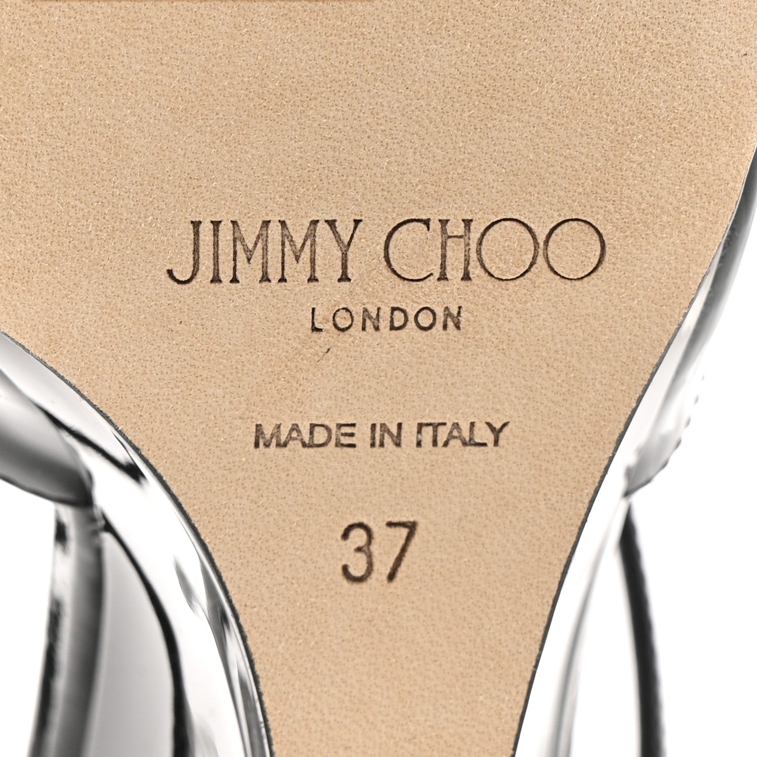 Jimmy Choo Patent Anise 85 Wedge 37 Black 8 of 10