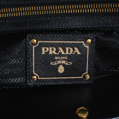 Prada Nylon Sequin Tote Black 6 of 10