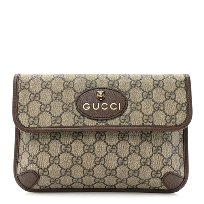 Gucci GG Supreme Monogram Neo Vintage Web Belt Bag Brown 1 of 10
