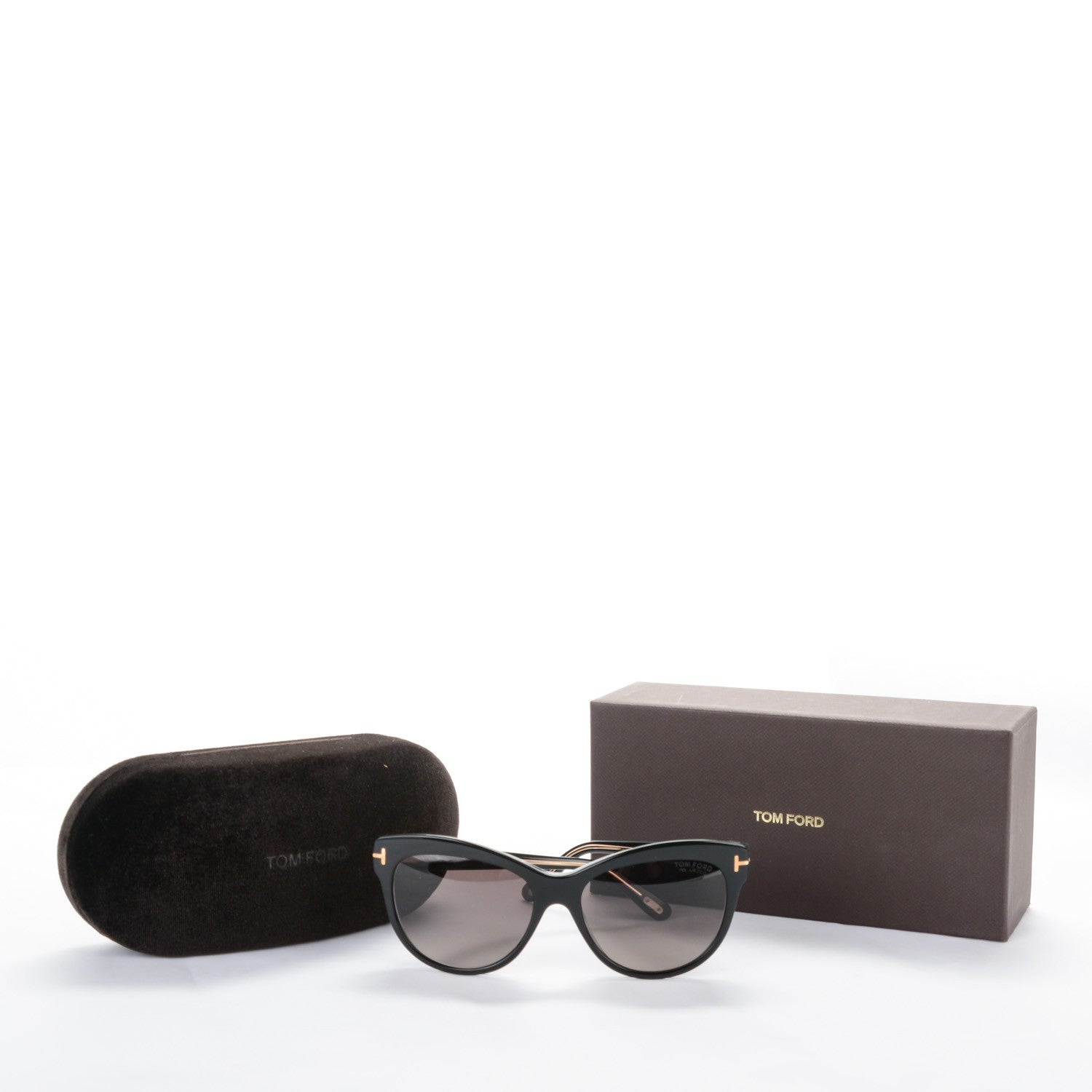 Tom Ford Lily Polarized Sunglasses TF430 Black 7 of 7