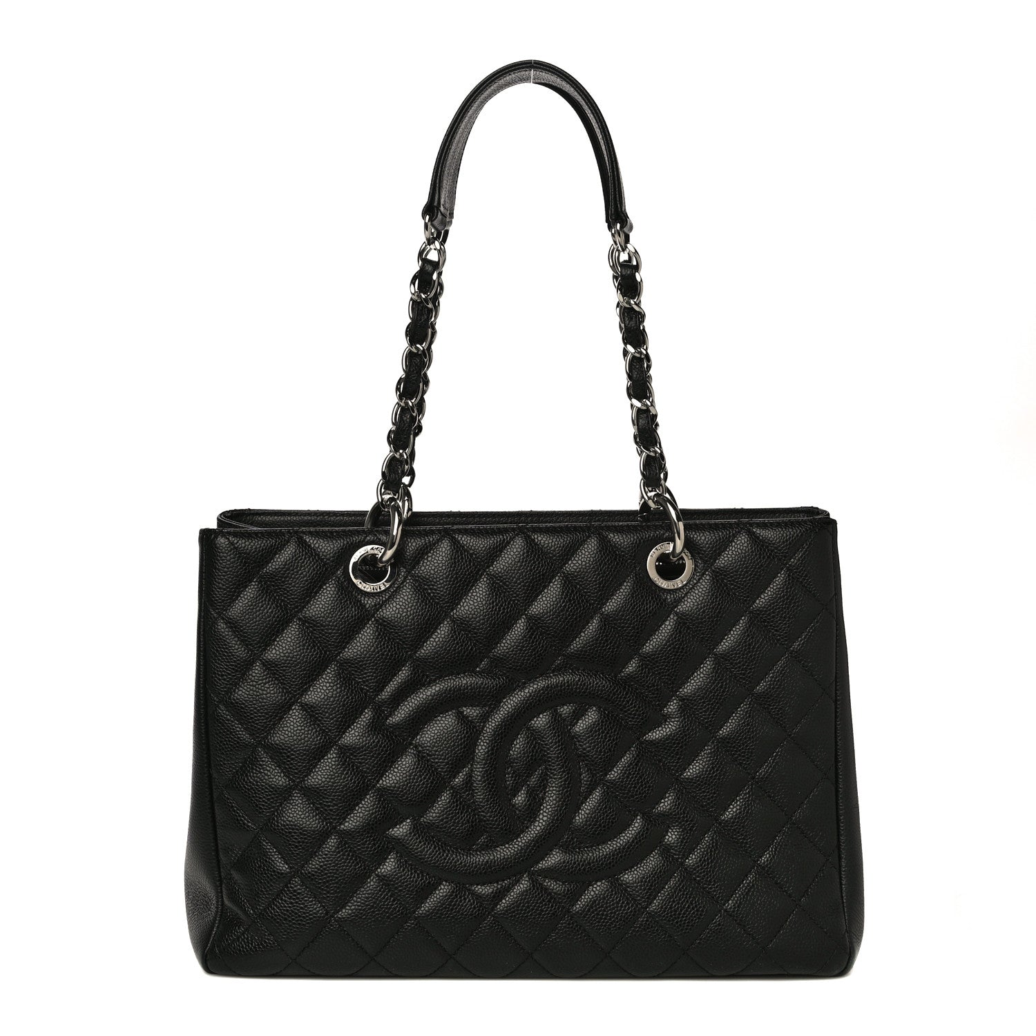 Chanel Caviar Quilted Grand Shopping Tote GST Black 1 of 11