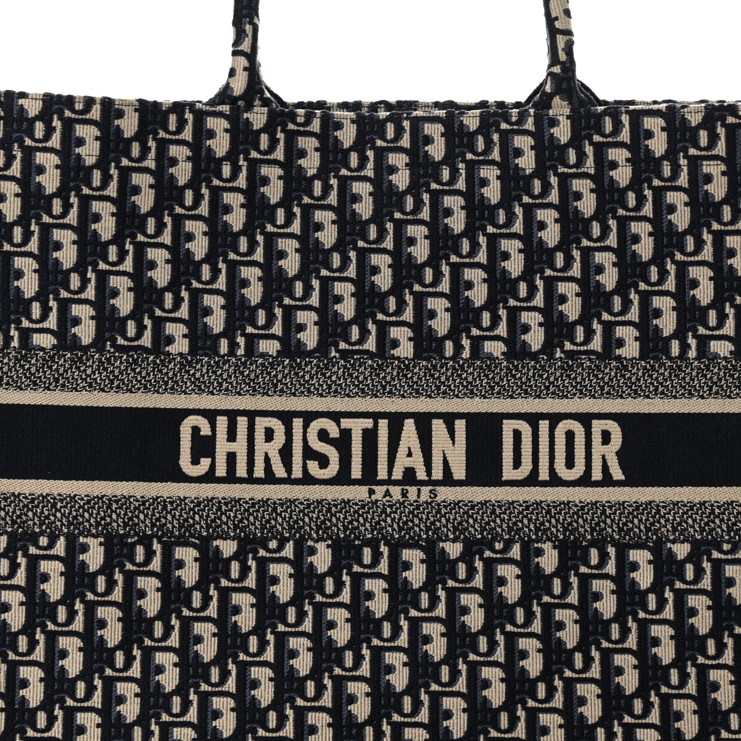 Christian Dior Oblique Large Book Tote Blue Multicolor 8 of 12