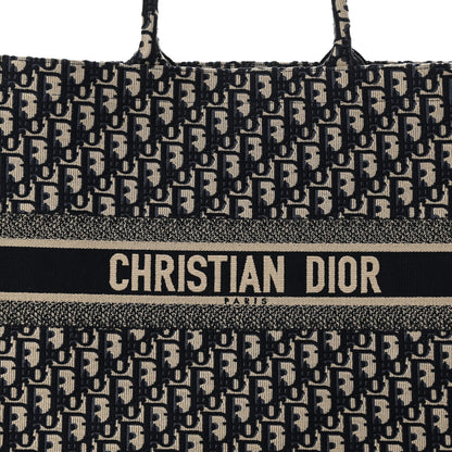 Christian Dior Oblique Large Book Tote Blue Multicolor 8 of 12