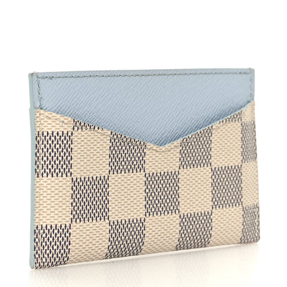 Louis Vuitton Damier Azur Daily Card Holder Olympe Blue 3 of 7