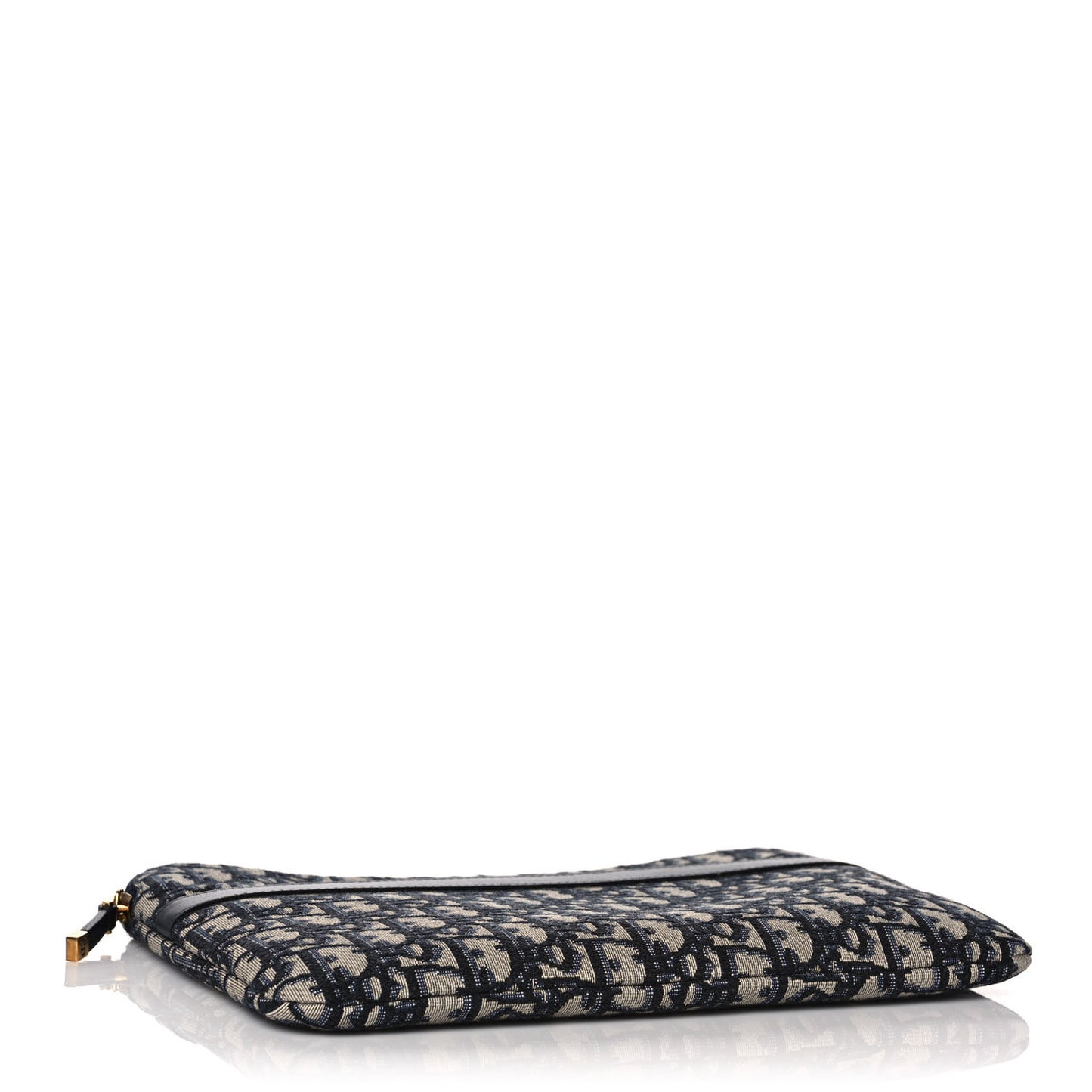 Oblique Pouch Clutch Blue