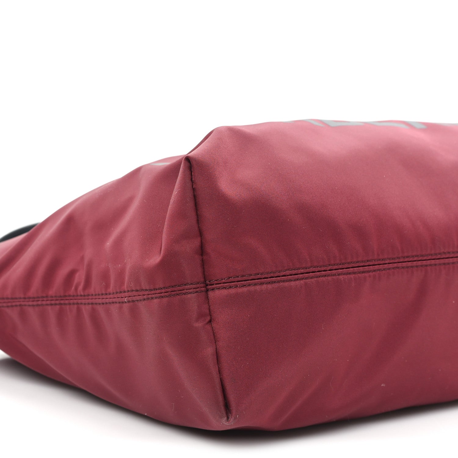 Burberry Nylon Logo Small Ardwell Tote Burgundy 9 of 10