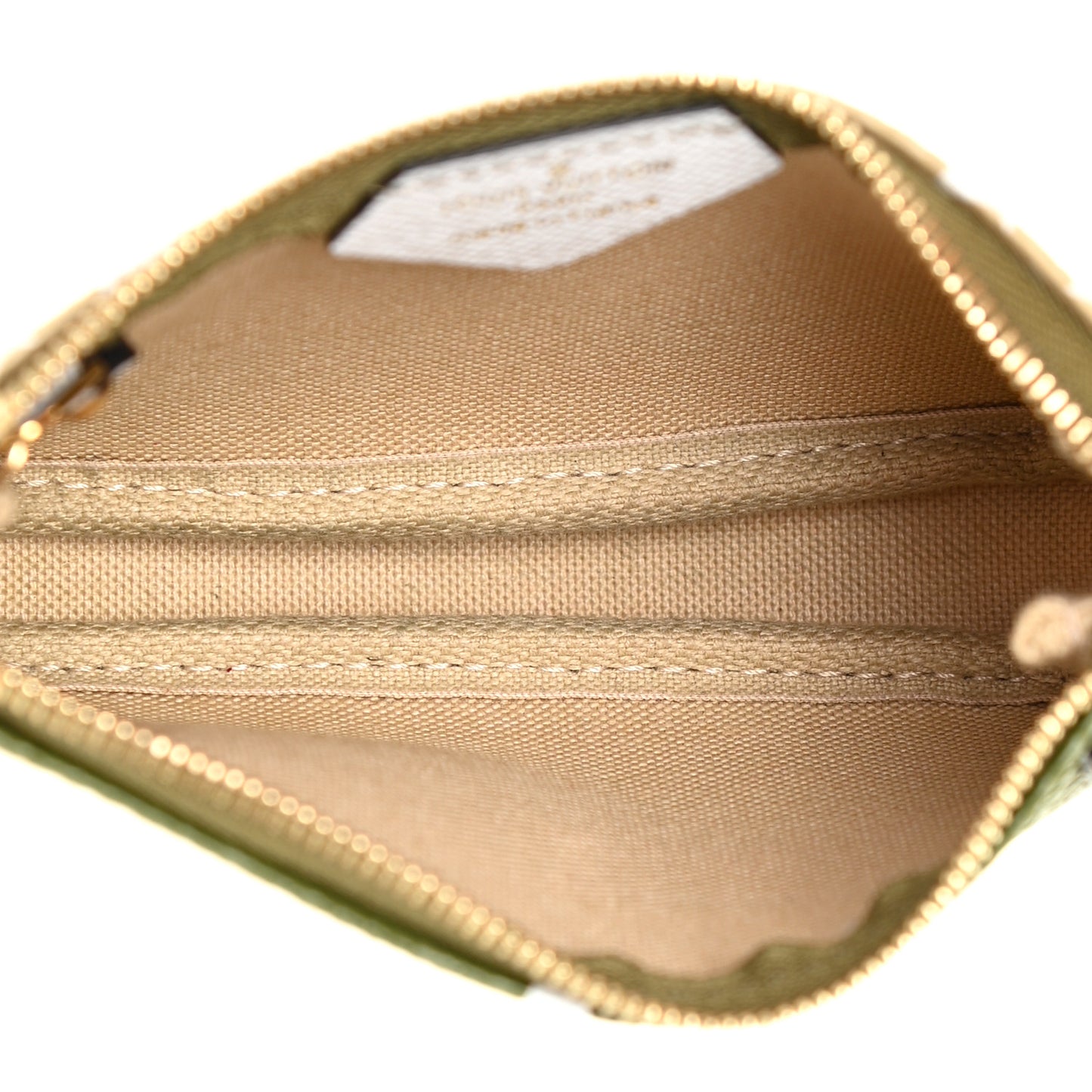 Monogram Giant Micro Pochette Accessories Kaki White