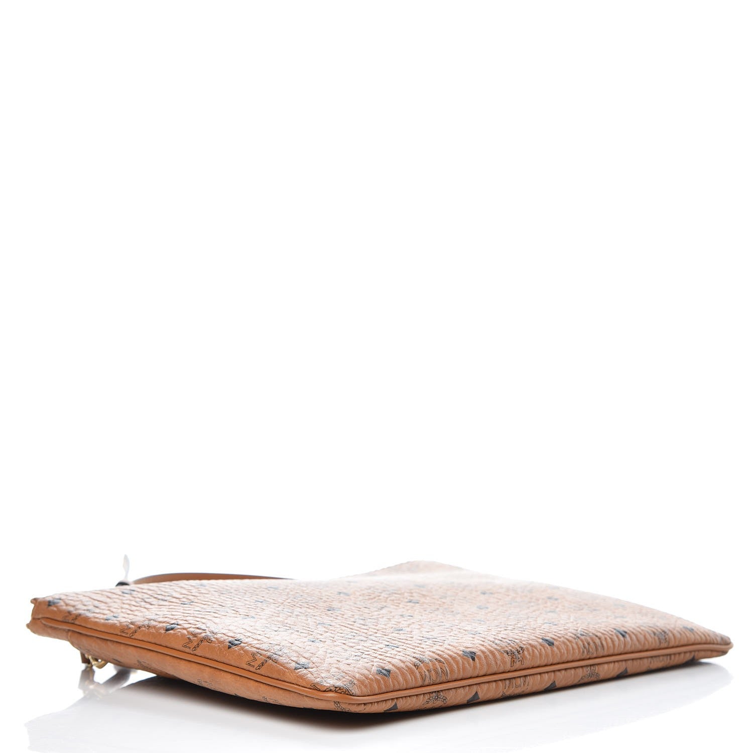 MCM Visetos Medium Crossbody Pouch Cognac 4 of 8