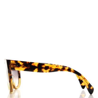 Celine Acetate Aviator Sunglasses CL 40001 Havana 4 of 7