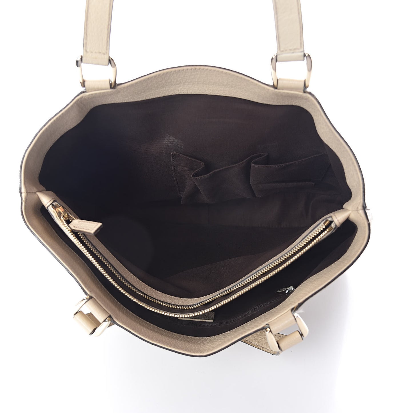Monogram Medium Abbey Tote White