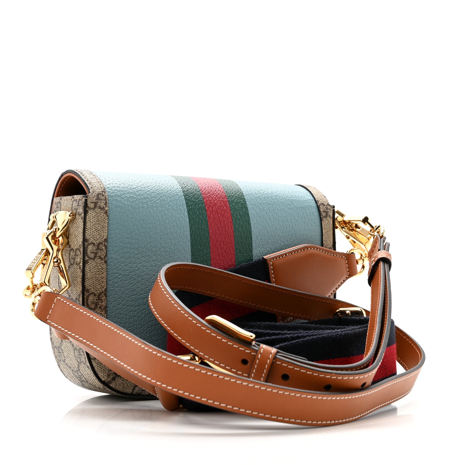 Gucci X DANS LE VERT Textured Dollar Calfskin GG Supreme Monogram