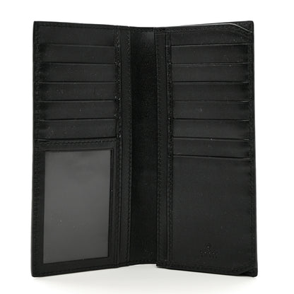 Gucci Guccissima Signature Web New Web Long Wallet Black 5 of 6