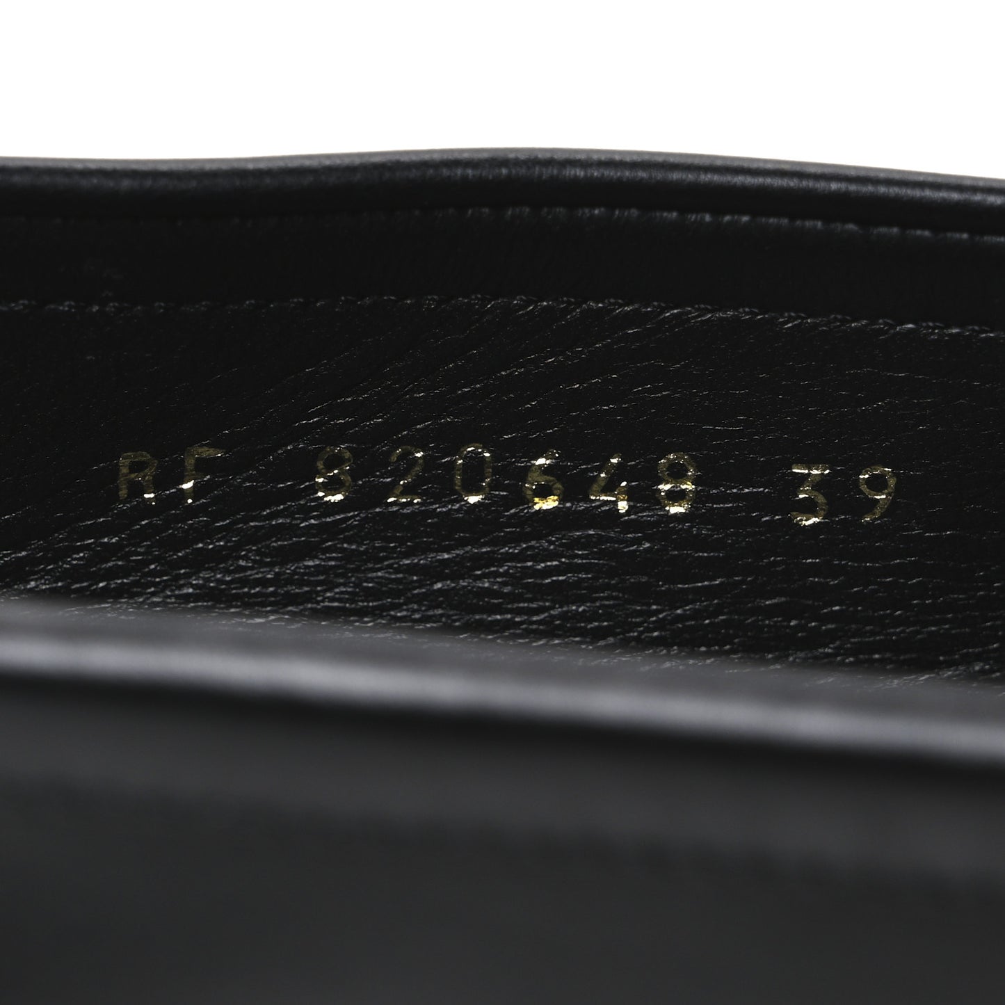 Calfskin Penny Loafers 39 Black