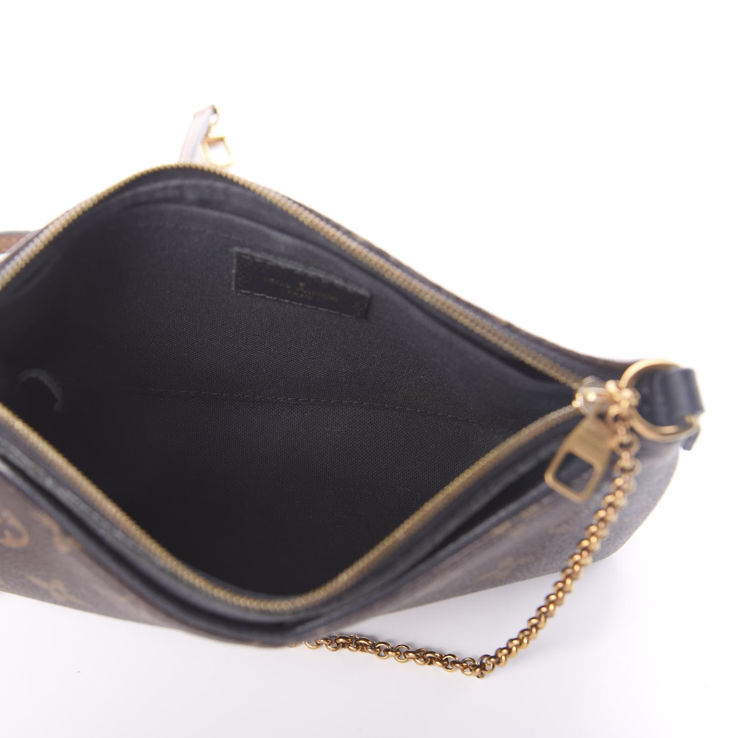 Louis Vuitton Monogram Pallas Clutch Black 4 of 8