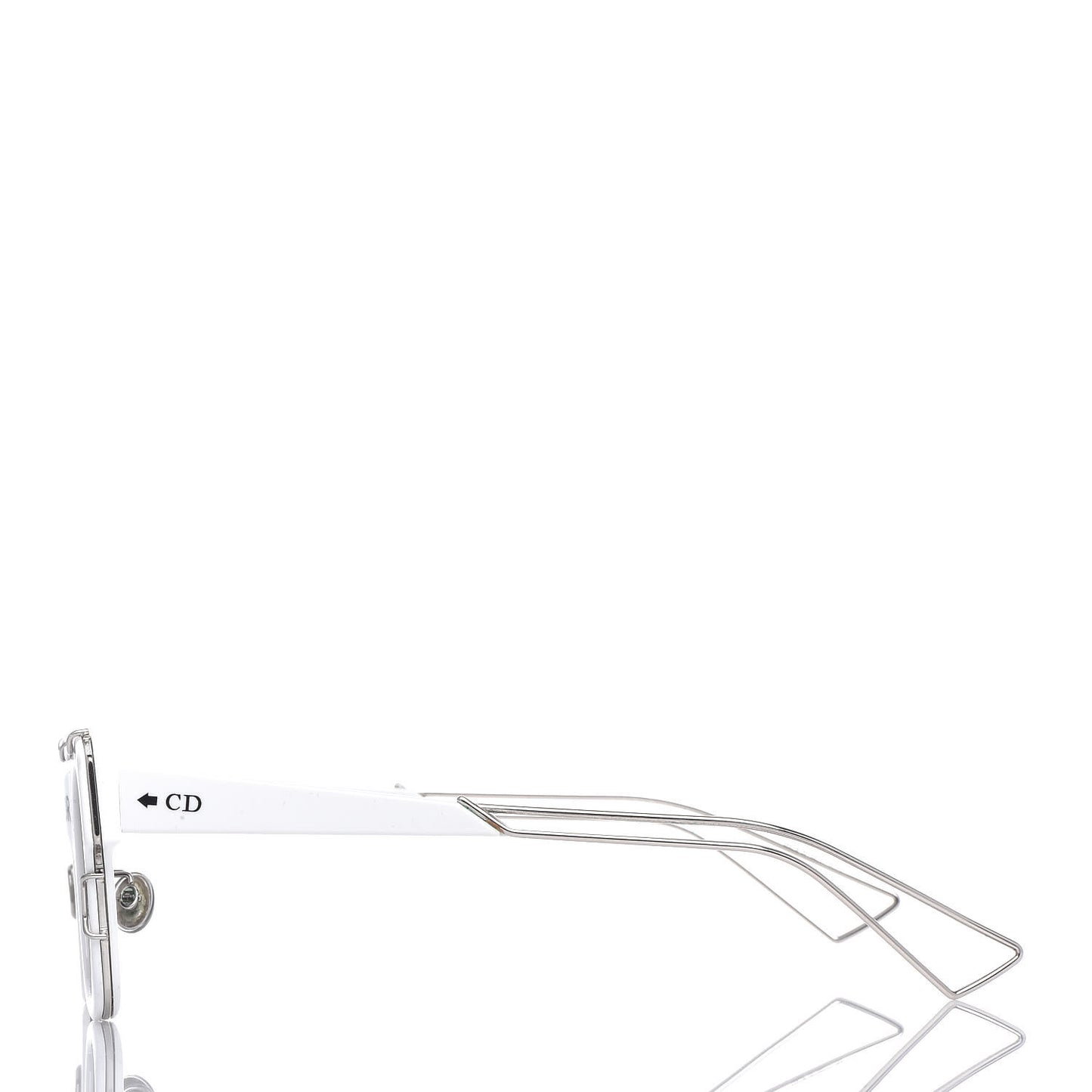 Acetate J'adior Sunglasses White