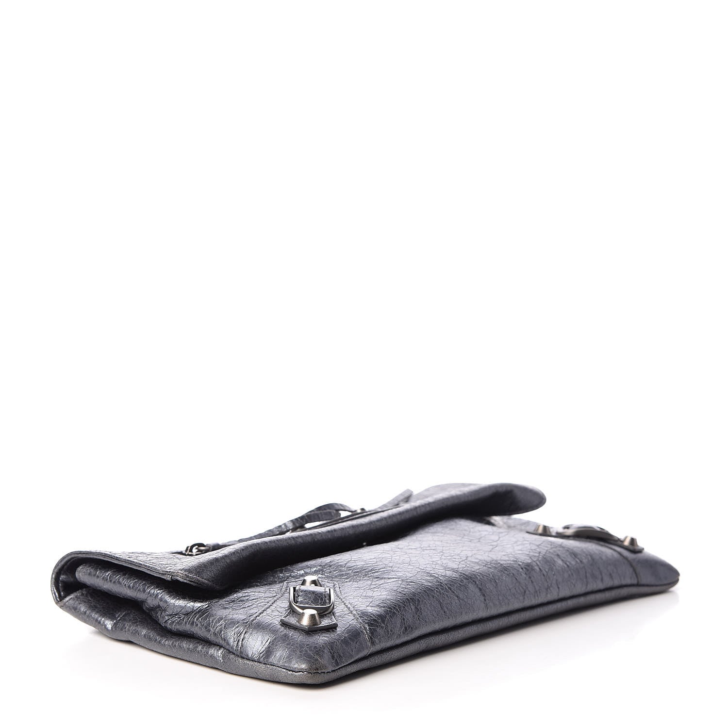 Balenciaga Agneau Envelope Clutch Gris Hematite 5 of 11