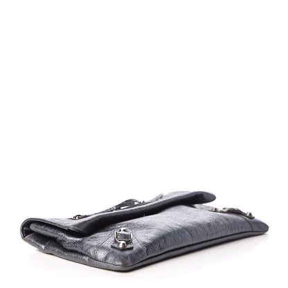 Balenciaga Agneau Envelope Clutch Gris Hematite 5 of 11