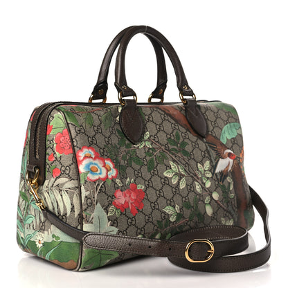Gucci GG Supreme Monogram Tian Medium Boston Beige Multicolor New Acero 2 of 10