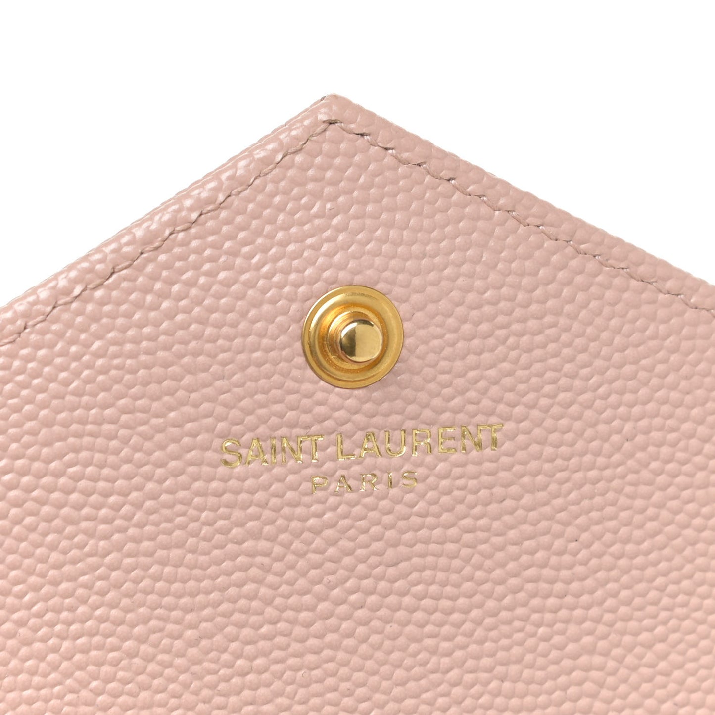 Grain De Poudre Matelasse Chevron Monogram Chain Wallet Pale Blush