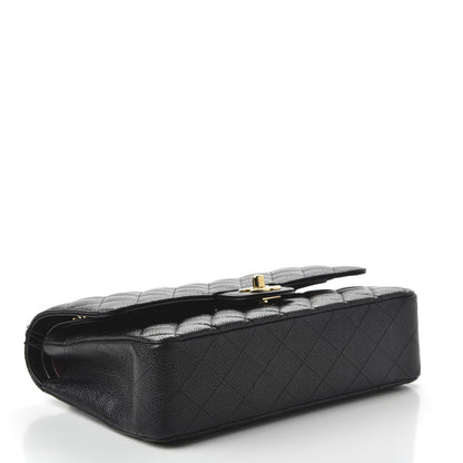 Chanel Caviar Quilted Medium Double Flap Black 4 of 11
